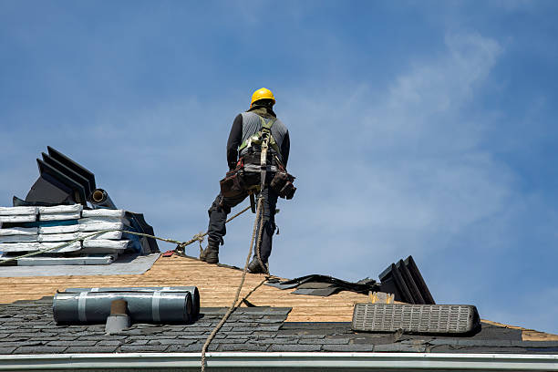 Professional Roof Replacement technician working in Wharton, NJ